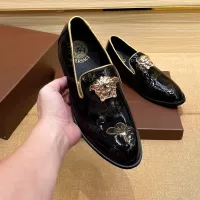 Cheap Versace Leather Shoes For Men #1331278 Replica Wholesale [$85.00 USD] [ITEM#1331278] on Replica Versace Leather Shoes