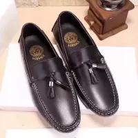 Cheap Versace Leather Shoes For Men #1331287 Replica Wholesale [$76.00 USD] [ITEM#1331287] on Replica Versace Leather Shoes
