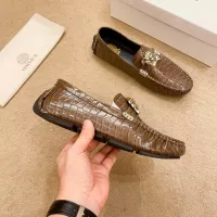 Cheap Versace Leather Shoes For Men #1331288 Replica Wholesale [$76.00 USD] [ITEM#1331288] on Replica Versace Leather Shoes