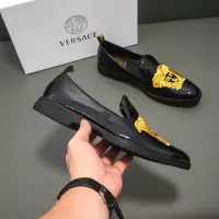 Cheap Versace Leather Shoes For Men #1331295 Replica Wholesale [$85.00 USD] [ITEM#1331295] on Replica Versace Leather Shoes
