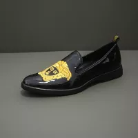 Cheap Versace Leather Shoes For Men #1331295 Replica Wholesale [$85.00 USD] [ITEM#1331295] on Replica Versace Leather Shoes