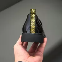 Cheap Versace Leather Shoes For Men #1331295 Replica Wholesale [$85.00 USD] [ITEM#1331295] on Replica Versace Leather Shoes