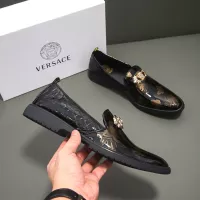 Cheap Versace Leather Shoes For Men #1331300 Replica Wholesale [$85.00 USD] [ITEM#1331300] on Replica Versace Leather Shoes
