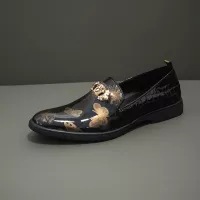 Cheap Versace Leather Shoes For Men #1331300 Replica Wholesale [$85.00 USD] [ITEM#1331300] on Replica Versace Leather Shoes