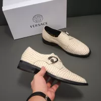 Cheap Versace Leather Shoes For Men #1331304 Replica Wholesale [$85.00 USD] [ITEM#1331304] on Replica Versace Leather Shoes