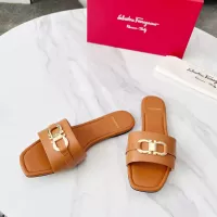 Cheap Salvatore Ferragamo Slippers For Women #1331368 Replica Wholesale [$82.00 USD] [ITEM#1331368] on Replica Salvatore Ferragamo Slippers