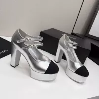 Cheap Chanel High-Heeled Shoes For Women #1331439 Replica Wholesale [$125.00 USD] [ITEM#1331439] on Replica Chanel High-Heeled Shoes
