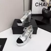 Cheap Chanel High-Heeled Shoes For Women #1331439 Replica Wholesale [$125.00 USD] [ITEM#1331439] on Replica Chanel High-Heeled Shoes