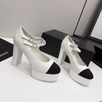 Cheap Chanel High-Heeled Shoes For Women #1331440 Replica Wholesale [$125.00 USD] [ITEM#1331440] on Replica Chanel High-Heeled Shoes