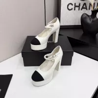 Cheap Chanel High-Heeled Shoes For Women #1331440 Replica Wholesale [$125.00 USD] [ITEM#1331440] on Replica Chanel High-Heeled Shoes