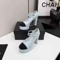 Cheap Chanel High-Heeled Shoes For Women #1331441 Replica Wholesale [$125.00 USD] [ITEM#1331441] on Replica Chanel High-Heeled Shoes