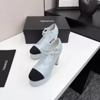Cheap Chanel High-Heeled Shoes For Women #1331441 Replica Wholesale [$125.00 USD] [ITEM#1331441] on Replica Chanel High-Heeled Shoes
