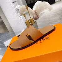 Cheap Hermes Slippers For Men #1331487 Replica Wholesale [$100.00 USD] [ITEM#1331487] on Replica Hermes Slippers