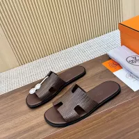 Cheap Hermes Slippers For Men #1331492 Replica Wholesale [$98.00 USD] [ITEM#1331492] on Replica Hermes Slippers