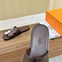 Cheap Hermes Slippers For Men #1331492 Replica Wholesale [$98.00 USD] [ITEM#1331492] on Replica Hermes Slippers