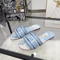 Cheap Christian Dior Slippers For Women #1331599 Replica Wholesale [$72.00 USD] [ITEM#1331599] on Replica Christian Dior Slippers