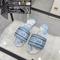 Cheap Christian Dior Slippers For Women #1331599 Replica Wholesale [$72.00 USD] [ITEM#1331599] on Replica Christian Dior Slippers
