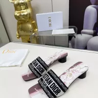 Cheap Christian Dior Slippers For Women #1331602 Replica Wholesale [$82.00 USD] [ITEM#1331602] on Replica Christian Dior Slippers