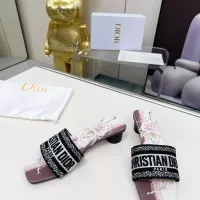 Cheap Christian Dior Slippers For Women #1331602 Replica Wholesale [$82.00 USD] [ITEM#1331602] on Replica Christian Dior Slippers