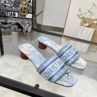 Cheap Christian Dior Slippers For Women #1331610 Replica Wholesale [$82.00 USD] [ITEM#1331610] on Replica Christian Dior Slippers