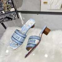 Cheap Christian Dior Slippers For Women #1331610 Replica Wholesale [$82.00 USD] [ITEM#1331610] on Replica Christian Dior Slippers