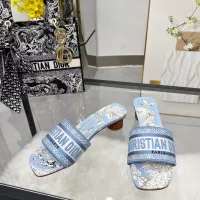 Cheap Christian Dior Slippers For Women #1331610 Replica Wholesale [$82.00 USD] [ITEM#1331610] on Replica Christian Dior Slippers