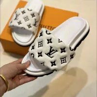 Cheap Louis Vuitton Slippers For Men #1331813 Replica Wholesale [$88.00 USD] [ITEM#1331813] on Replica Louis Vuitton Slippers