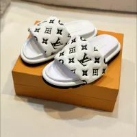 Cheap Louis Vuitton Slippers For Men #1331813 Replica Wholesale [$88.00 USD] [ITEM#1331813] on Replica Louis Vuitton Slippers