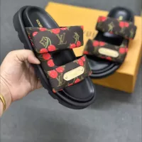 Cheap Louis Vuitton Slippers For Women #1331820 Replica Wholesale [$80.00 USD] [ITEM#1331820] on Replica Louis Vuitton Slippers