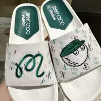 Cheap Jimmy Choo Slippers For Women #1331948 Replica Wholesale [$85.00 USD] [ITEM#1331948] on Replica Jimmy Choo Slippers