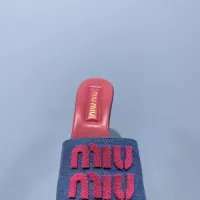Cheap MIU MIU Slippers For Women #1331973 Replica Wholesale [$85.00 USD] [ITEM#1331973] on Replica MIU MIU Slippers