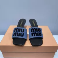 Cheap MIU MIU Slippers For Women #1331975 Replica Wholesale [$85.00 USD] [ITEM#1331975] on Replica MIU MIU Slippers
