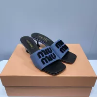 Cheap MIU MIU Slippers For Women #1331975 Replica Wholesale [$85.00 USD] [ITEM#1331975] on Replica MIU MIU Slippers
