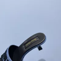 Cheap MIU MIU Slippers For Women #1331975 Replica Wholesale [$85.00 USD] [ITEM#1331975] on Replica MIU MIU Slippers