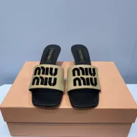 Cheap MIU MIU Slippers For Women #1331976 Replica Wholesale [$85.00 USD] [ITEM#1331976] on Replica MIU MIU Slippers