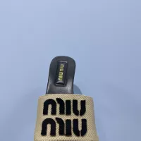 Cheap MIU MIU Slippers For Women #1331976 Replica Wholesale [$85.00 USD] [ITEM#1331976] on Replica MIU MIU Slippers
