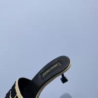 Cheap MIU MIU Slippers For Women #1331976 Replica Wholesale [$85.00 USD] [ITEM#1331976] on Replica MIU MIU Slippers