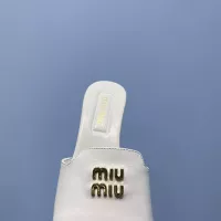 Cheap MIU MIU Slippers For Women #1331977 Replica Wholesale [$85.00 USD] [ITEM#1331977] on Replica MIU MIU Slippers
