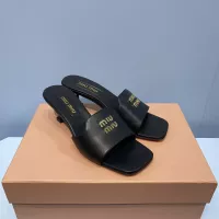 Cheap MIU MIU Slippers For Women #1331978 Replica Wholesale [$85.00 USD] [ITEM#1331978] on Replica MIU MIU Slippers