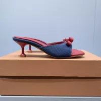 Cheap MIU MIU Slippers For Women #1331979 Replica Wholesale [$85.00 USD] [ITEM#1331979] on Replica MIU MIU Slippers