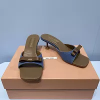 Cheap MIU MIU Slippers For Women #1331980 Replica Wholesale [$85.00 USD] [ITEM#1331980] on Replica MIU MIU Slippers