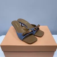 Cheap MIU MIU Slippers For Women #1331980 Replica Wholesale [$85.00 USD] [ITEM#1331980] on Replica MIU MIU Slippers