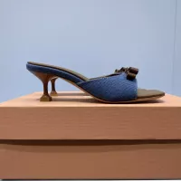 Cheap MIU MIU Slippers For Women #1331980 Replica Wholesale [$85.00 USD] [ITEM#1331980] on Replica MIU MIU Slippers