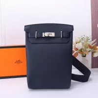 Cheap Hermes AAA Quality Messenger Bags In Navy For Unisex #1332190 Replica Wholesale [$251.24 USD] [ITEM#1332190] on Replica Hermes AAA Quality Messenger Bags
