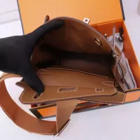 Cheap Hermes AAA Quality Messenger Bags In Brown For Unisex #1332206 Replica Wholesale [$222.00 USD] [ITEM#1332206] on Replica Hermes AAA Quality Messenger Bags