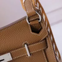 Cheap Hermes AAA Quality Messenger Bags In Brown For Unisex #1332210 Replica Wholesale [$158.00 USD] [ITEM#1332210] on Replica Hermes AAA Quality Messenger Bags