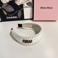 Cheap MIU MIU Headband For Women #1332216 Replica Wholesale [$29.00 USD] [ITEM#1332216] on Replica MIU MIU Headband