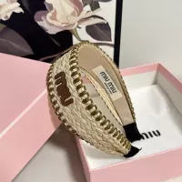 Cheap MIU MIU Headband For Women #1332217 Replica Wholesale [$29.00 USD] [ITEM#1332217] on Replica MIU MIU Headband