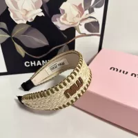 Cheap MIU MIU Headband For Women #1332217 Replica Wholesale [$29.00 USD] [ITEM#1332217] on Replica MIU MIU Headband