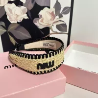Cheap MIU MIU Headband For Women #1332218 Replica Wholesale [$29.00 USD] [ITEM#1332218] on Replica MIU MIU Headband